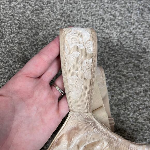 Wacoal 85567 Awareness Full Figure Seamless Bra Floral Natural Nude Sand 32G - Picture 6 of 8